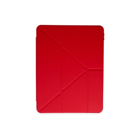 Apple İpad Air 4 10.9 Kılıf Kalemlikli Mars Tablet Kılıfı - Kırmızı