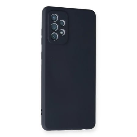 Samsung Galaxy A72 Kılıf Nano içi Kadife Silikon - Lacivert