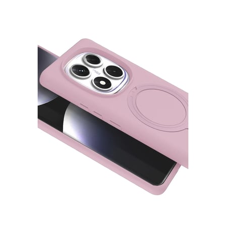 Xiaomi Redmi Note 14 Pro 5G Regal Magsafe Standlı Kapak - Açık Pembe