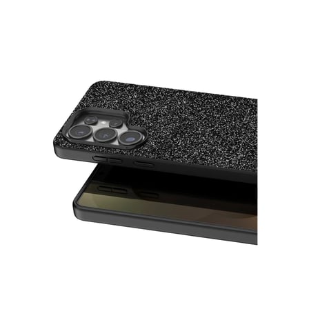 Onegif Samsung Galaxy S26 Ultra Bright Simli Kapak - Siyah