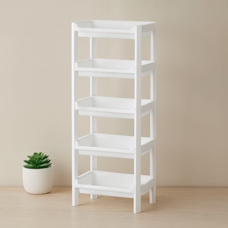 5 Katlı Geniş Sepet Raf Organizer (355x220x870 mm)
