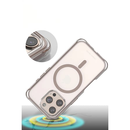 Onegif Apple İphone 16 Pro Max Hulk Magsafe Kapak - Titan Gri