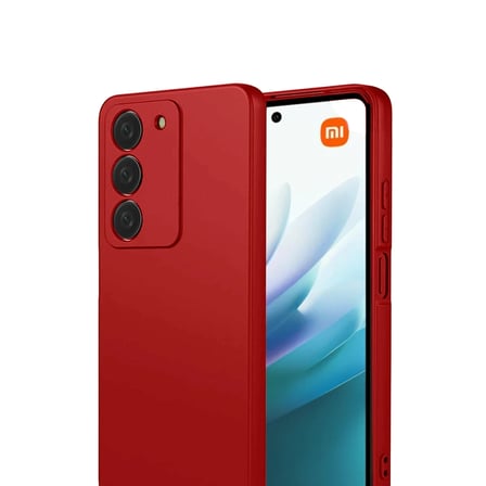 Redmi 15 4G First Silikon - Kırmızı
