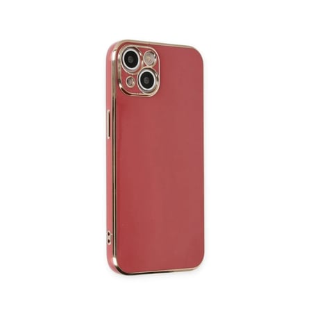 Apple iPhone 15 Kılıf Volet Silikon - Kırmızı