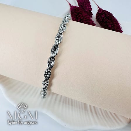 Çelik Burgu Bileklik 3 Mm - Kbl0117