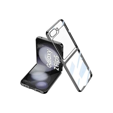 Samsung Galaxy Z Flip 5 Kılıf Fold Element Kapak - Siyah