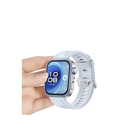 Akıllı Saat Huawei Fit 4 Nova Uyumlu Silikon Kordon Gri