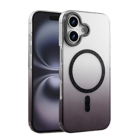 Apple iPhone 16 Glossy Magsafe Kapak - Siyah