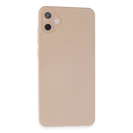 Samsung Galaxy A05 Kılıf Nano içi Kadife Silikon - Pudra