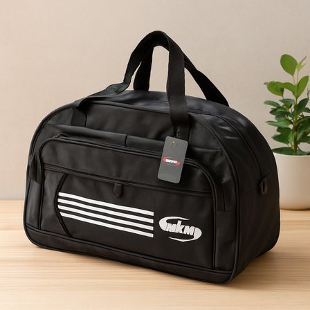 3 Bölmeli Orta Boy Spor ve Seyahat Çantası 55x33x18 cm