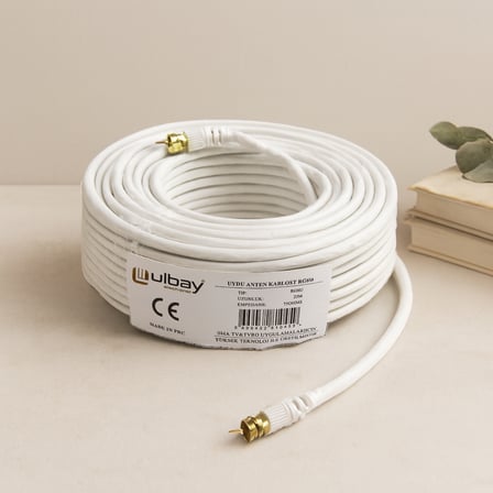 25 m RG6U Uydu Anten Kablosu