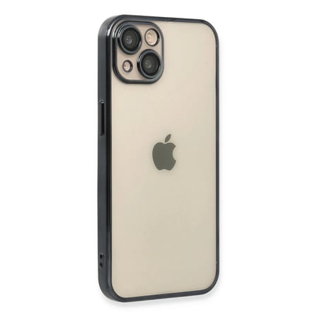 Apple iPhone 14 Kılıf Razer Lensli Silikon - Siyah