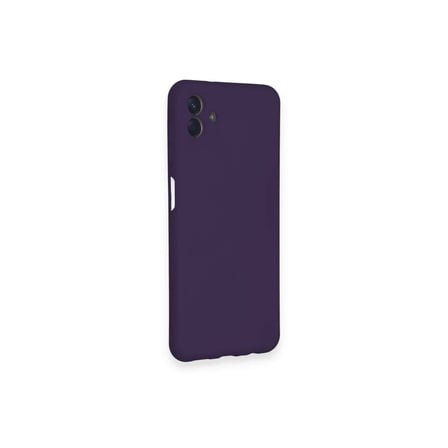 Samsung Galaxy A04 Kılıf Nano içi Kadife Silikon - Mor