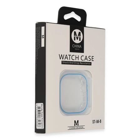 Movenchy Apple Watch Ultra 49mm Bondy Kasa Koruyucu - Mavi