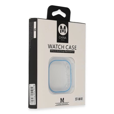 Movenchy Apple Watch Ultra 49mm Bondy Kasa Koruyucu - Mavi