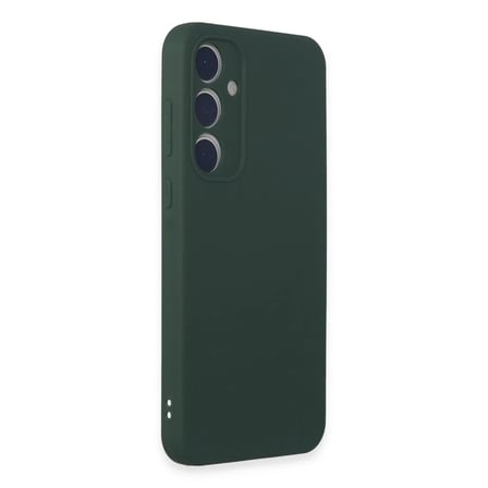 Samsung Galaxy A15 4G Kılıf First Silikon - Koyu Yeşil