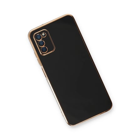 Samsung Galaxy A03S Kılıf Volet Silikon - Siyah