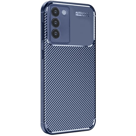 Vivo V30 Lite 4G Kılıf Auto Focus Karbon Kapak - Lacivert