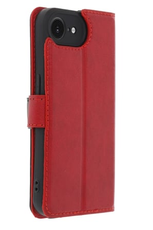 Apple iPhone 16E Kılıf Trend S Plus Kapaklı Kılıf - Kırmızı