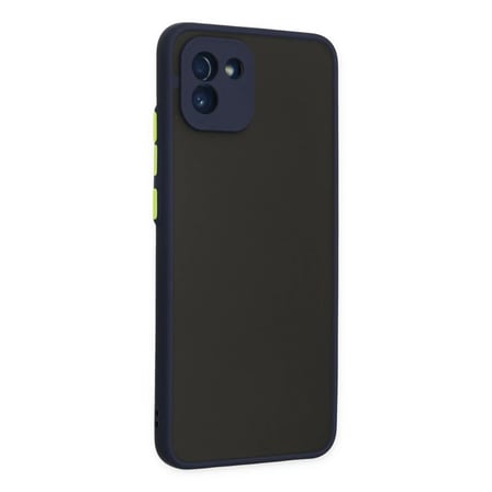 Samsung Galaxy A03 Kılıf Montreal Silikon Kapak - Lacivert