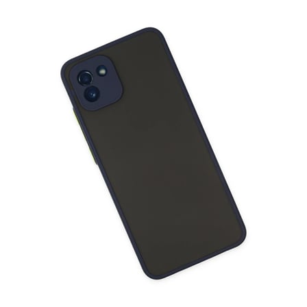 Samsung Galaxy A03 Kılıf Montreal Silikon Kapak - Lacivert