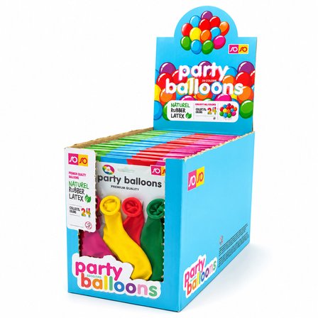 40 Paket - 4PCS Küçük Boy Renkli 20CM Party Balon - Toplamda 160 Adet Balon