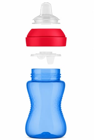 Yumuşak Uçlu Bardak 300 ml Mavi