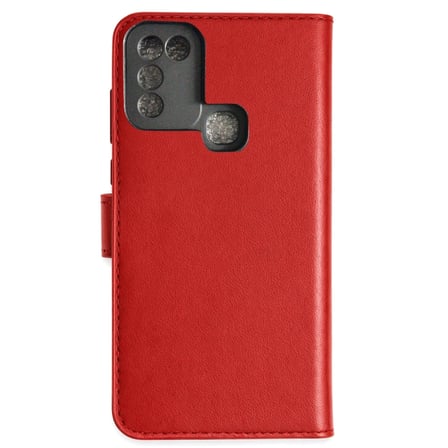 İnfinix Hot 10 Play Kılıf Trend S Plus Kapaklı Kılıf - Kırmızı