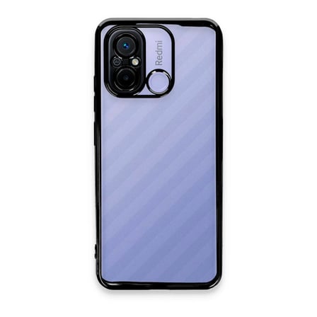 Redmi 12C Kılıf Razer Lensli Silikon - Siyah