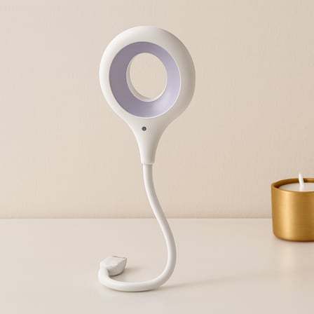 Ses Kontrollü Mini USB LED Lamba Yuvarlak Akrobat Kollu