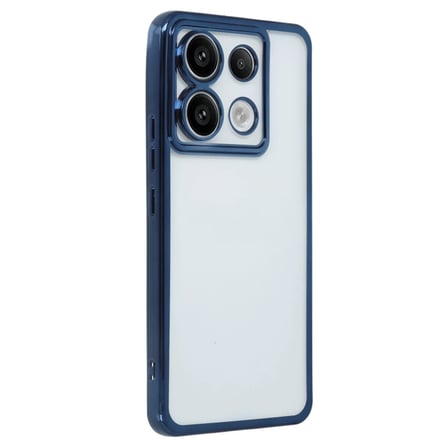 Redmi Note 13 Pro 5G Kılıf Razer Lensli Silikon - Sierra Blue