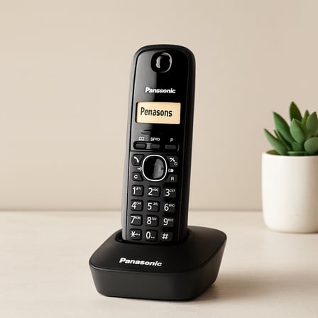 Kablosuz Dijital Telefon Siyah – 50 Hafıza Arayan No Görme