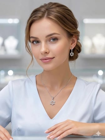 Rodyum Zirkon Taşlı Zincir : Çelik Ürünler 40+5 Cm - Set0045