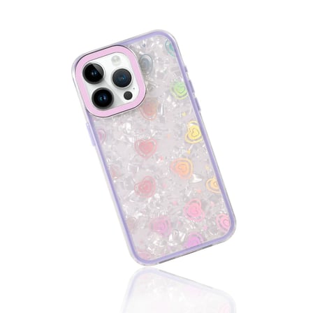 Apple iPhone 16 Pro Max Lumi Desenli Kapak - Mor