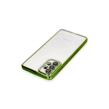 Samsung Galaxy A33 5G Kılıf Razer Lensli Silikon - Yeşil