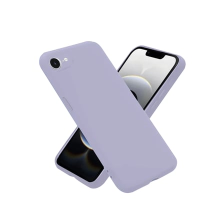 iPhone 16E Kılıf Nano içi Kadife Silikon - Lila
