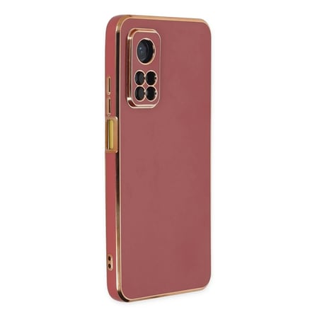 Xiaomi Mi 10T Kılıf Volet Silikon - Kırmızı
