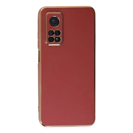 Xiaomi Mi 10T Kılıf Volet Silikon - Kırmızı