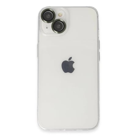 Apple iPhone 14 Kılıf Luko Lens Silikon - Yeşil