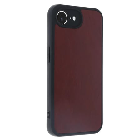 Apple iPhone 16E Kılıf Aras Deri Kapak - Bordo