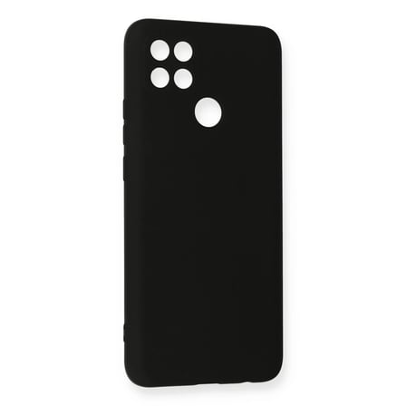 Oppo A15 Kılıf Nano içi Kadife Silikon - Siyah