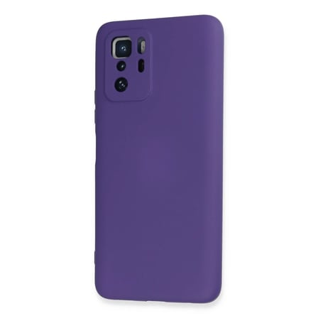 Poco X3 GT Kılıf Nano içi Kadife Silikon - Mor