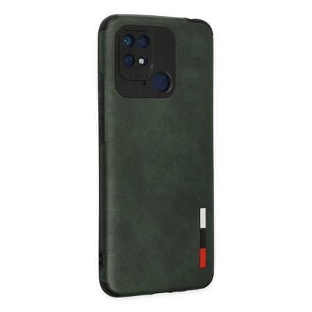 Redmi 10C Kılıf Loop Deri Silikon - Yeşil
