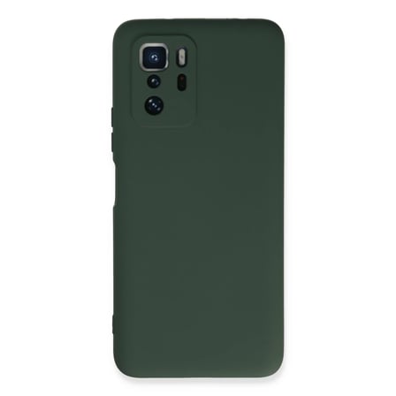 Poco X3 GT Kılıf Nano içi Kadife Silikon - Koyu Yeşil