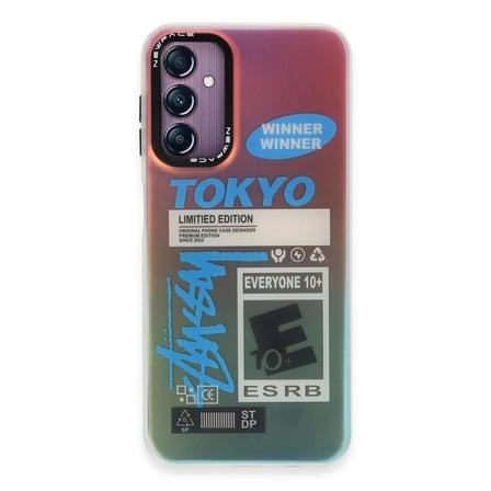 Samsung Galaxy A14 4G Kılıf Estoril Desenli Kapak - Estoril - 1