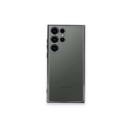 Samsung Galaxy S23 Ultra Kılıf Razer Lensli Silikon - Mor