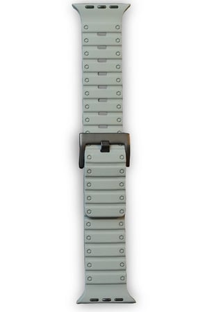 Apple Watch 42mm Magnus Mıknatıslı Silikon Kordon - Gri