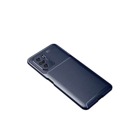 Xiaomi Poco F3 Kılıf Auto Focus Karbon Kapak - Lacivert