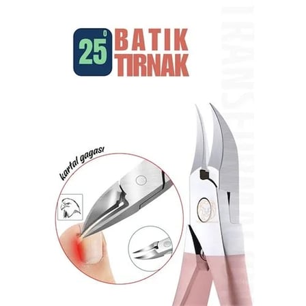 Modacar Tırnak Batık Makası Pedikür Makası Tungsten Çelik Profesyonel