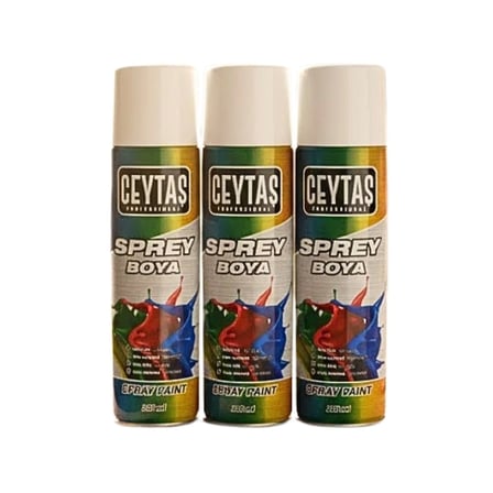Beyaz Sprey Boya 200 ml ( 1adet)